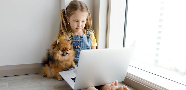 children can benefit from a family dog